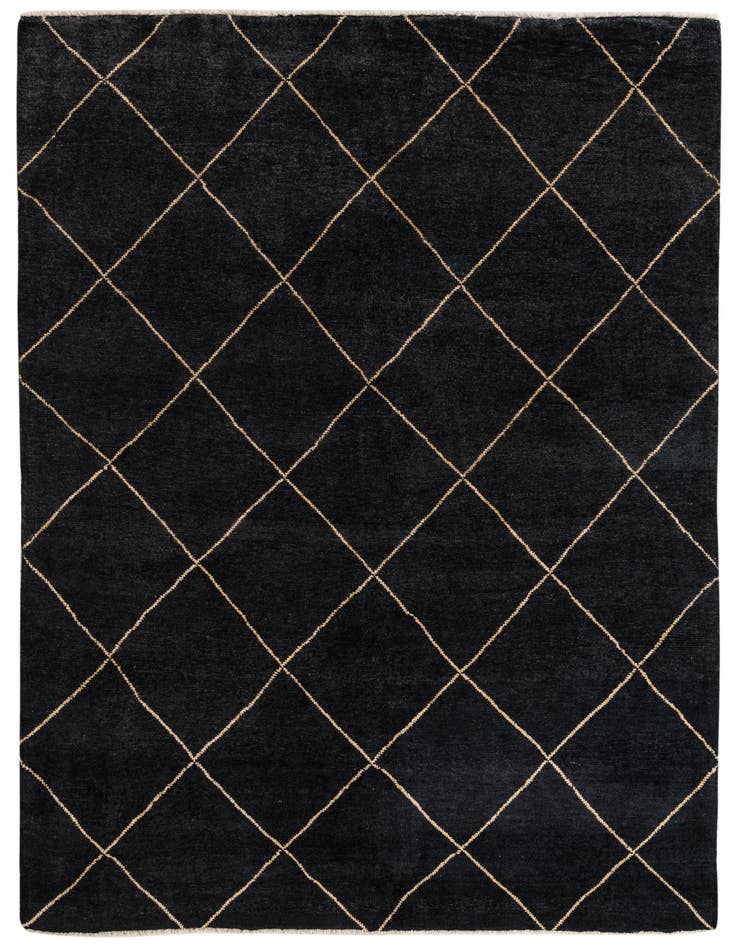 Detail image of 5' 8 x 8' 2 Hand Knotted Darya Wool Rug