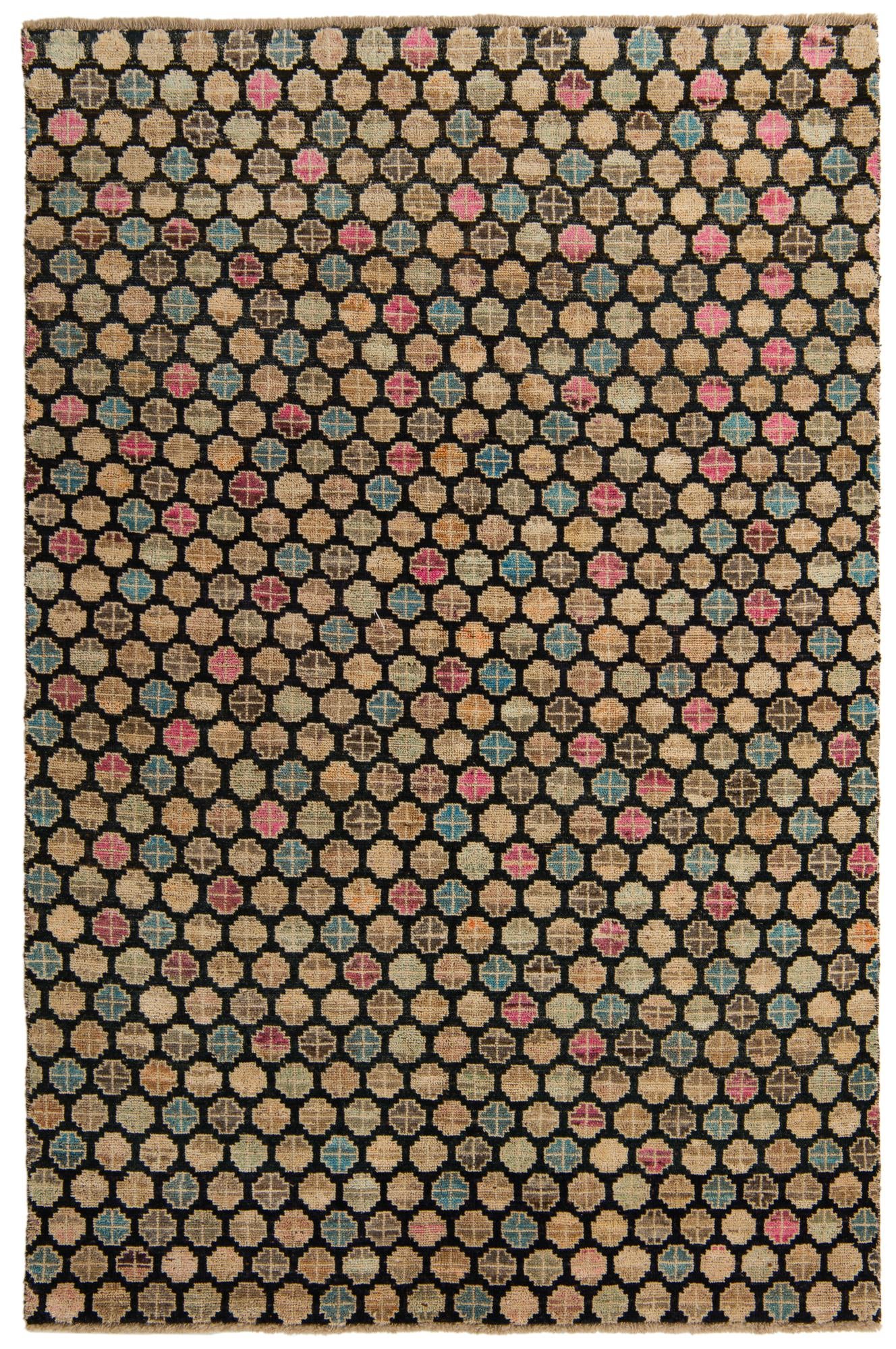 6' 1 x 9' 4 Hand Knotted Darya Wool Rug