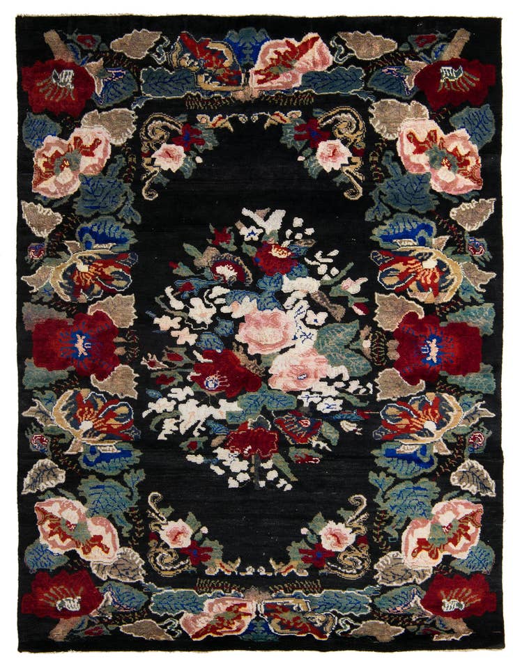 Detail image of 7' 8 x 10' 8 Hand Knotted Darya Rug