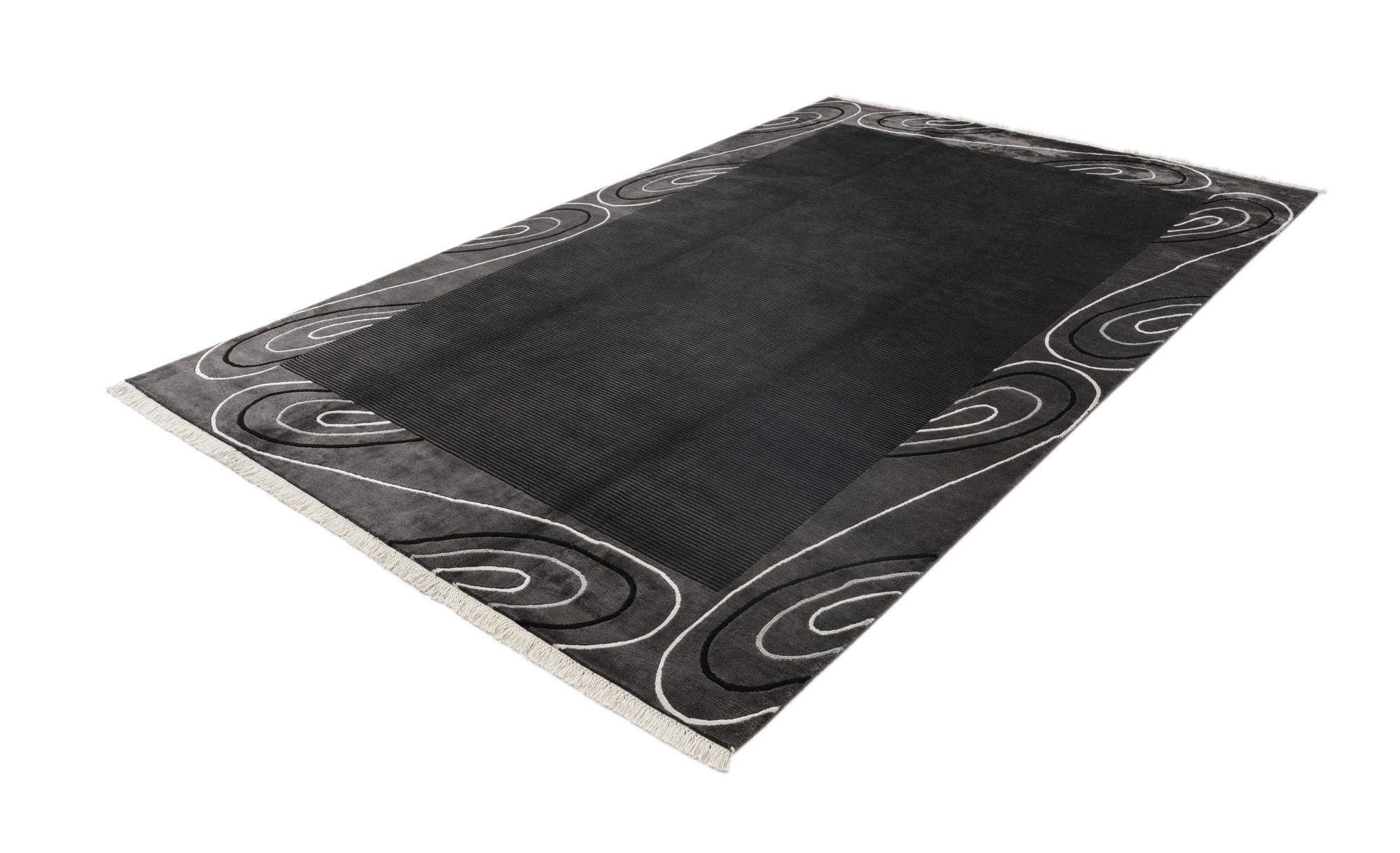 6' 7 x 9' 10 Hand Knotted Darya Wool Rug