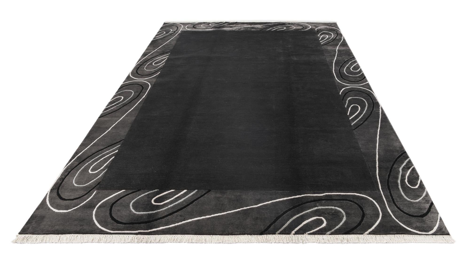 6' 7 x 9' 10 Hand Knotted Darya Wool Rug