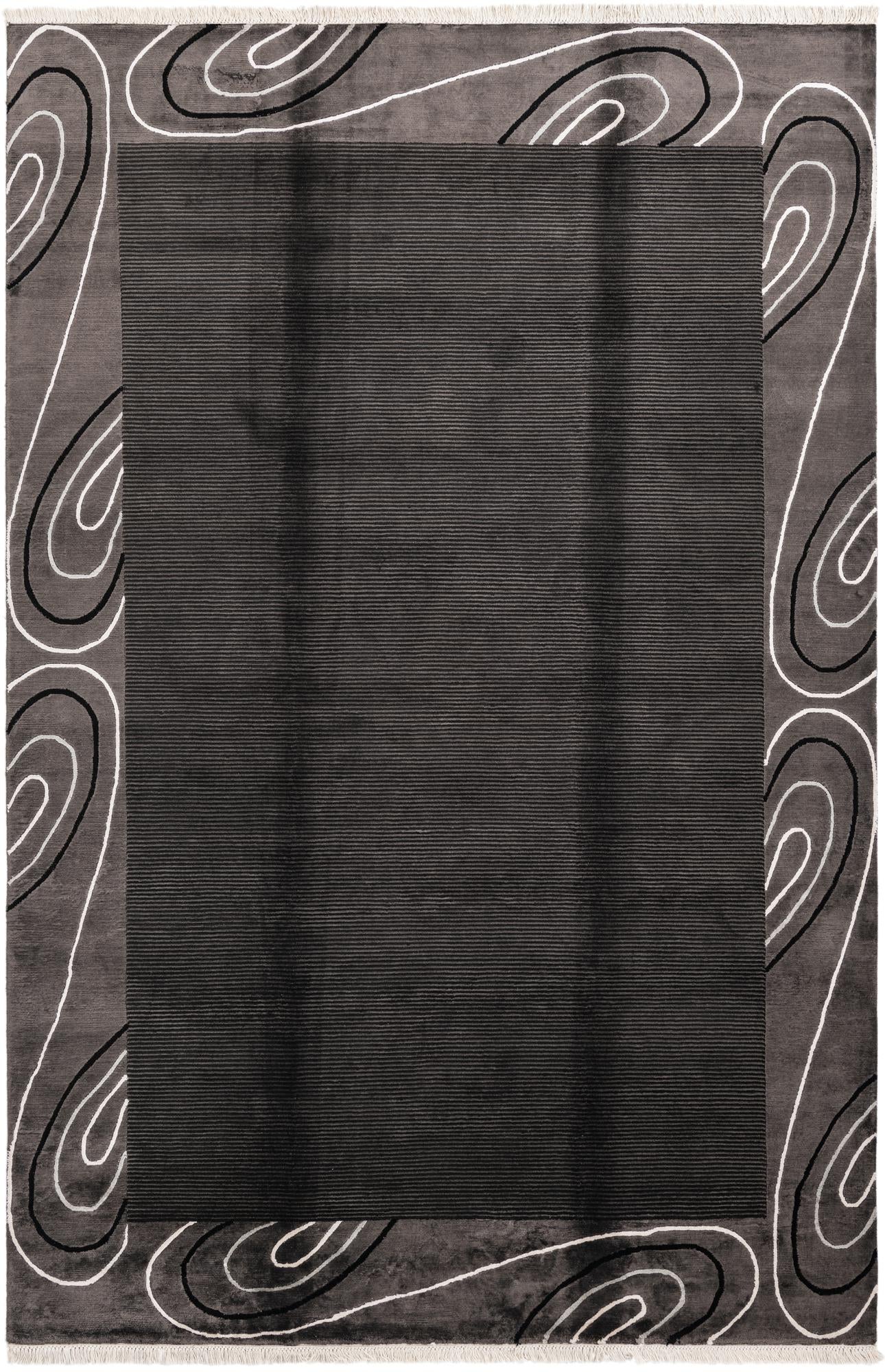 6' 7 x 9' 10 Hand Knotted Darya Wool Rug