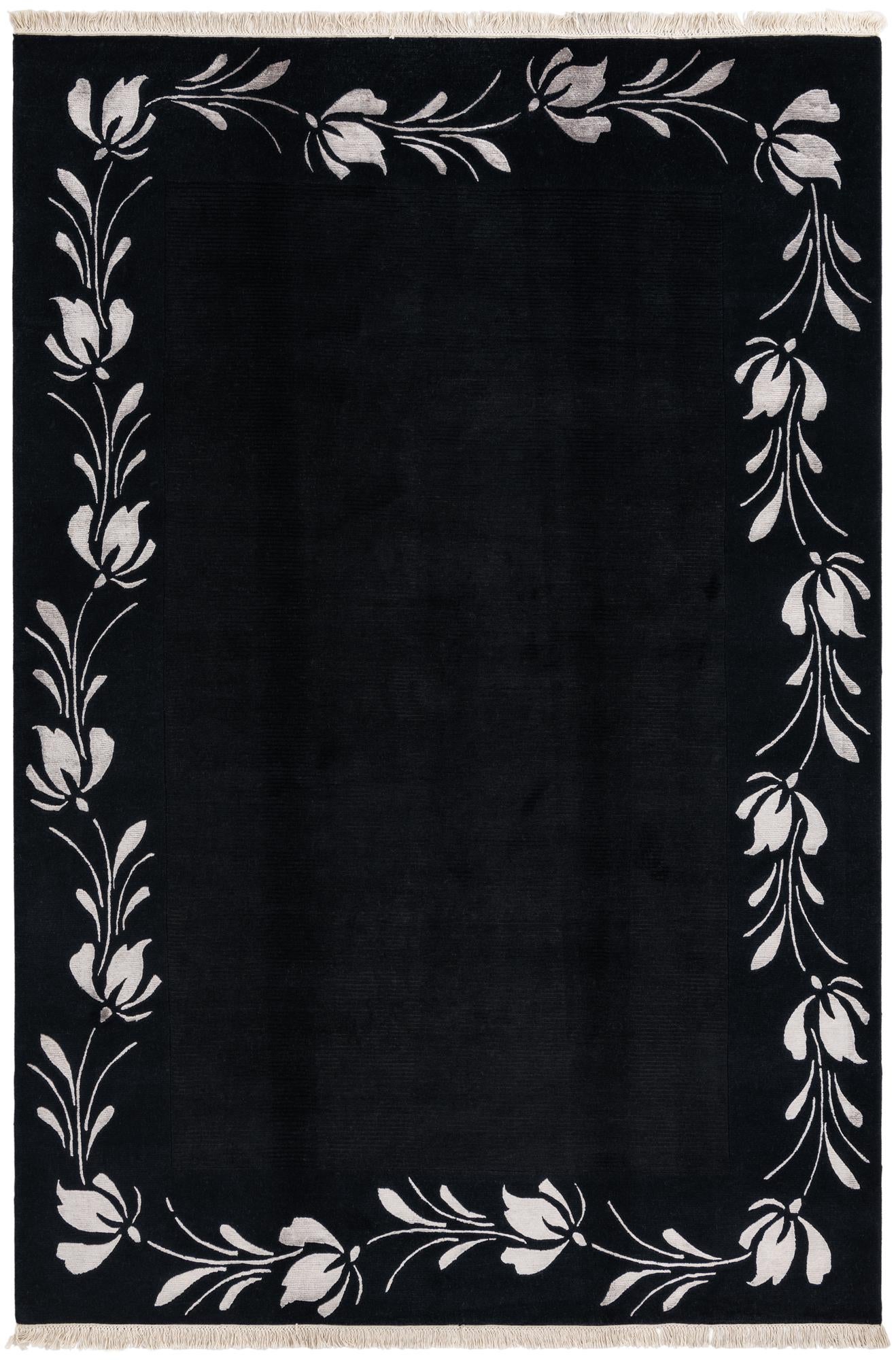 6' 8 x 9' 9 Hand Knotted Darya Wool Rug