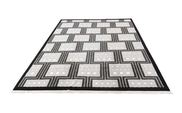 6' 7 x 9' 10 Hand Knotted Darya Wool Rug