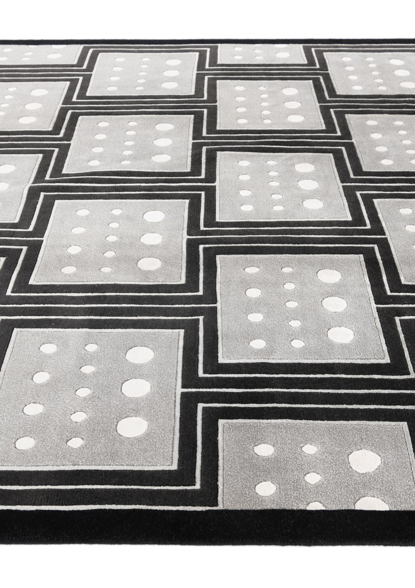 6' 7 x 9' 10 Hand Knotted Darya Wool Rug