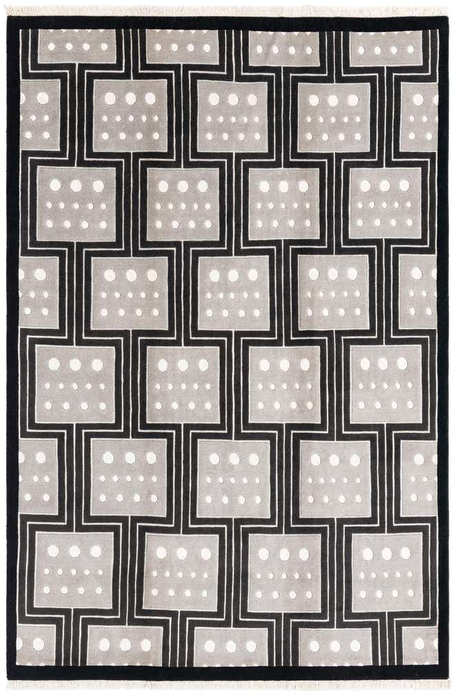6' 7 x 9' 10 Hand Knotted Darya Wool Rug