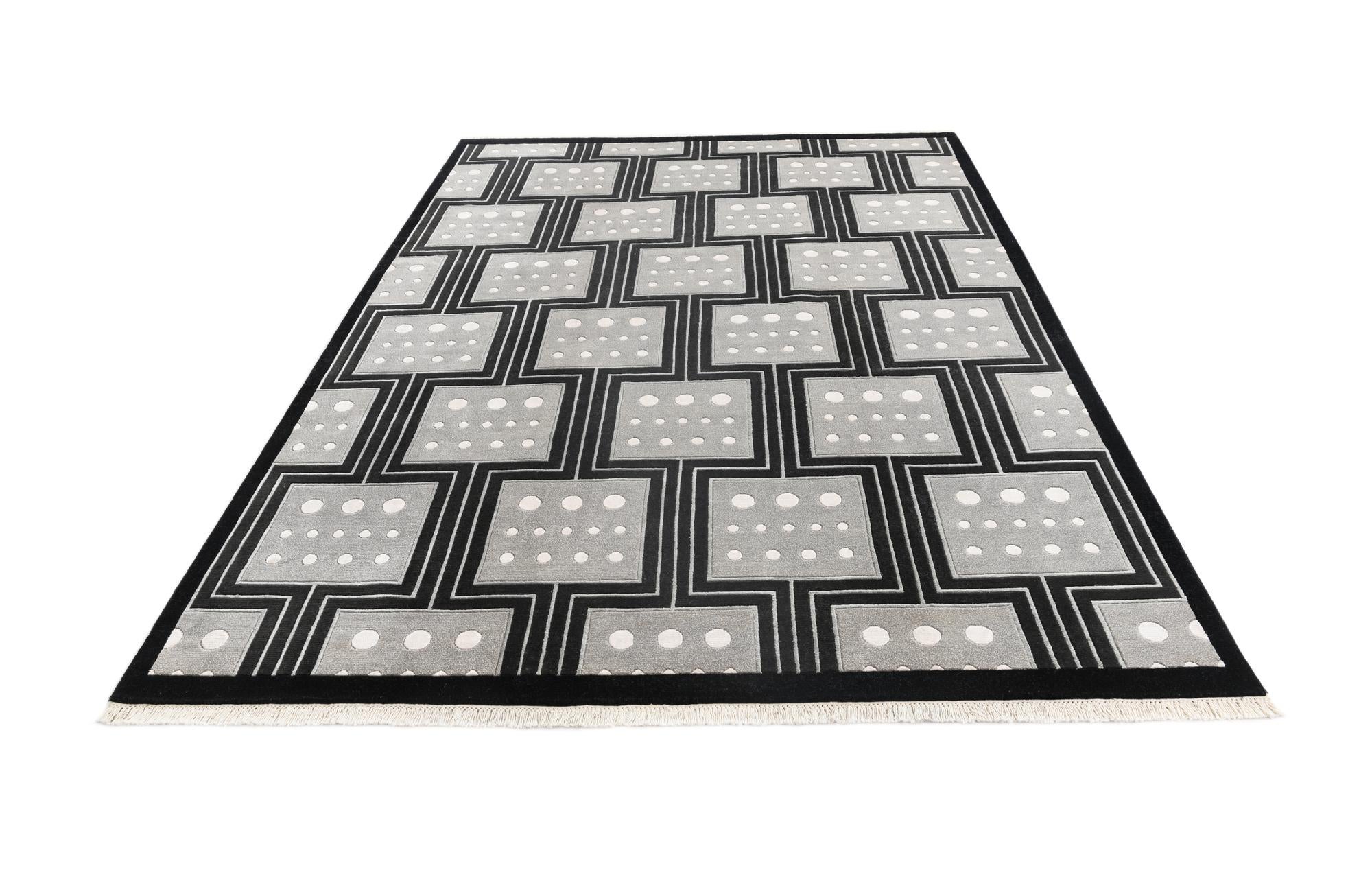 6' 5 x 9' 10 Hand Knotted Darya Wool Rug
