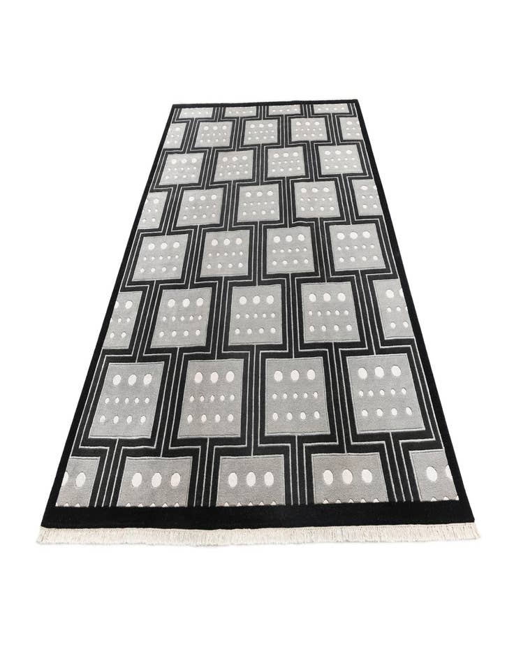 Detail image of 6' 5 x 9' 10  Hand Knotted Darya Wool Rug