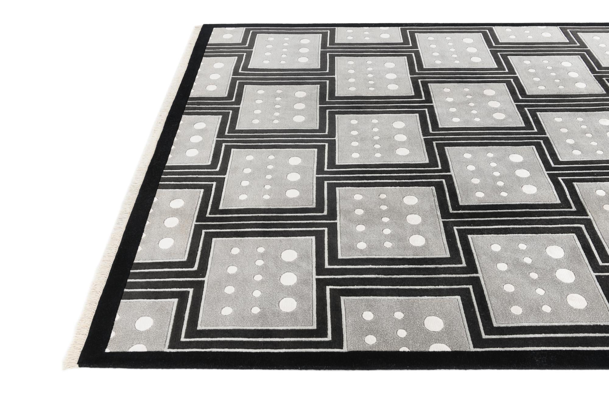 6' 5 x 9' 10 Hand Knotted Darya Wool Rug