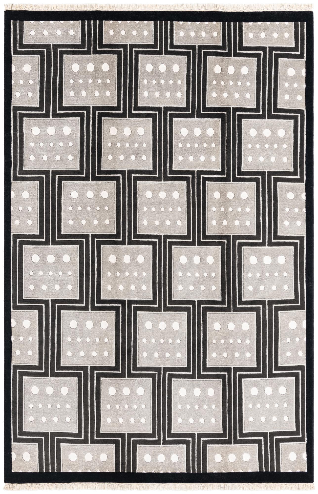 6' 5 x 9' 10 Hand Knotted Darya Wool Rug