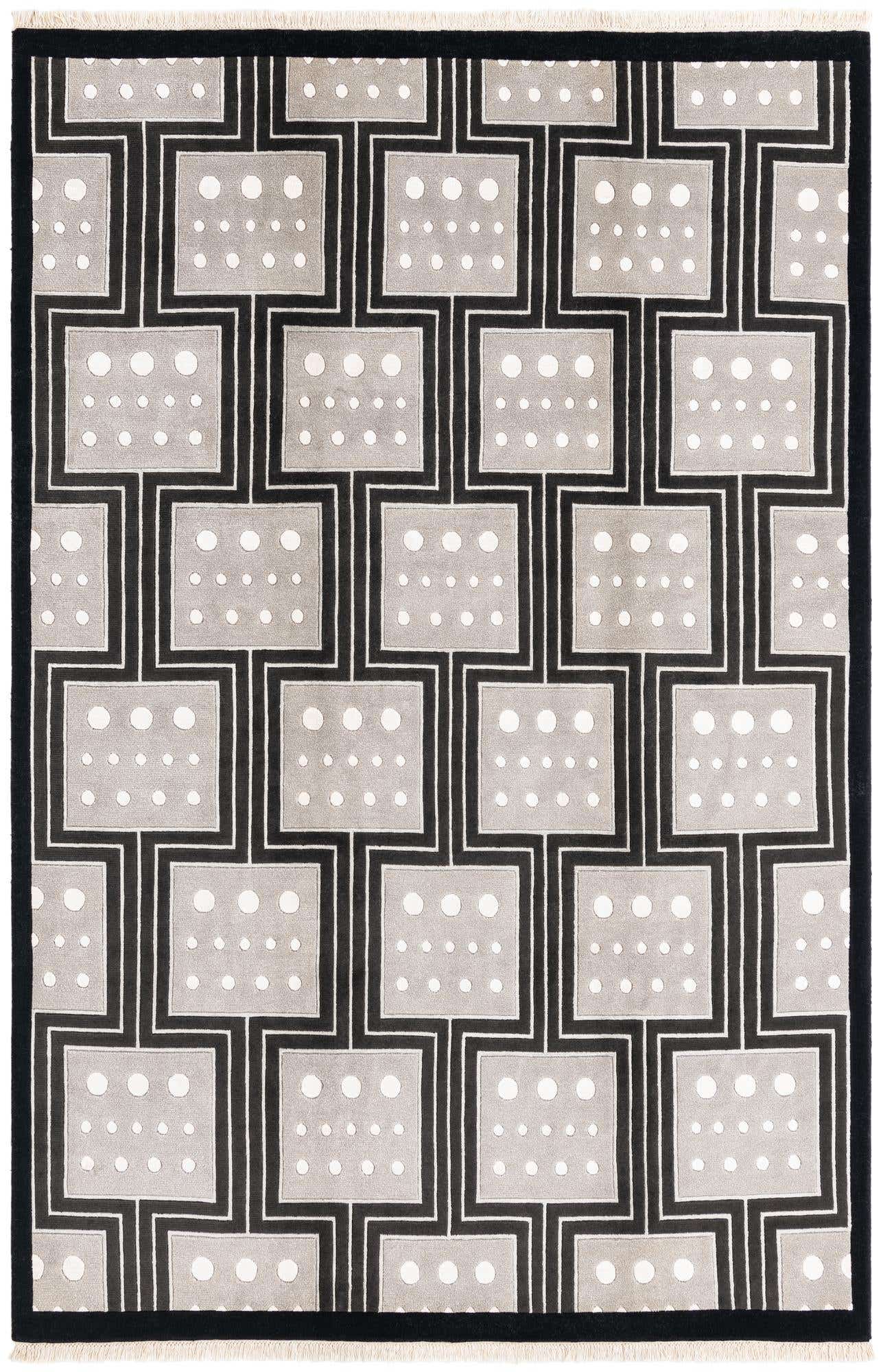 6' 5 x 9' 10 Hand Knotted Darya Wool Rug
