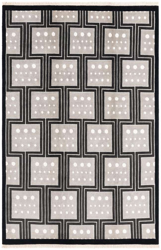 6' 5 x 9' 10 Hand Knotted Darya Wool Rug