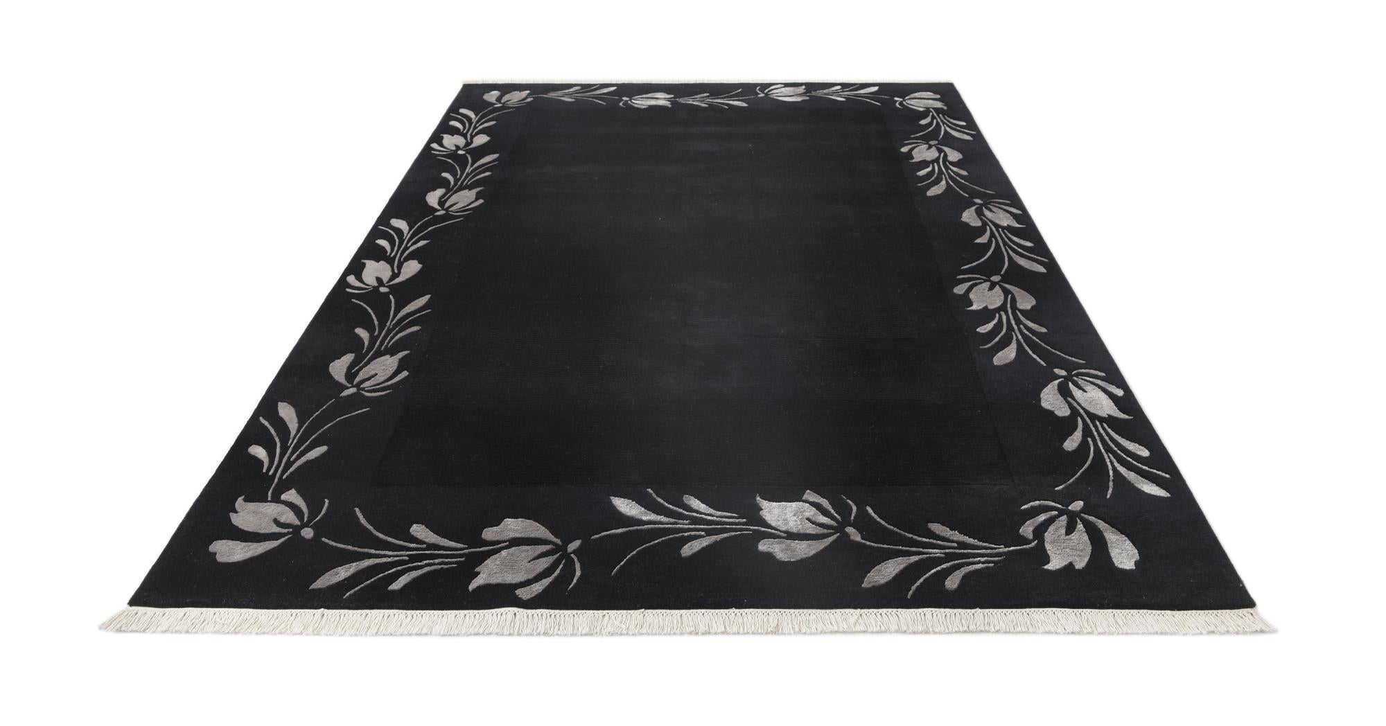6' 7 x 9' 9 Hand Knotted Darya Wool Rug