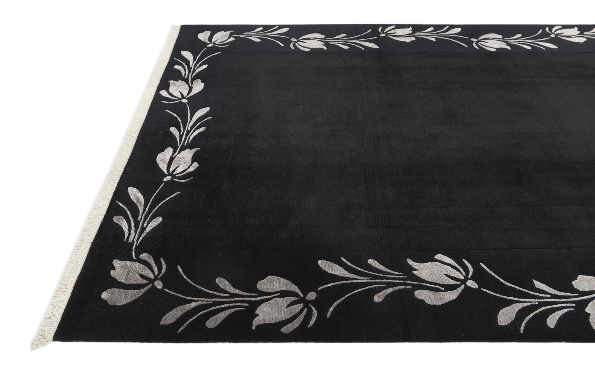 6' 7 x 9' 9 Hand Knotted Darya Wool Rug