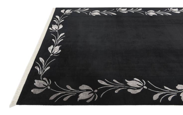 Detail image of 6' 7 x 9' 9 Hand Knotted Darya Wool Rug