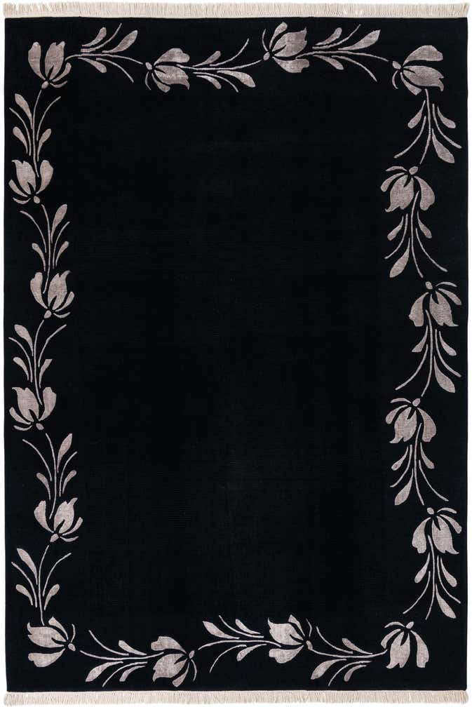 6' 7 x 9' 9 Hand Knotted Darya Wool Rug