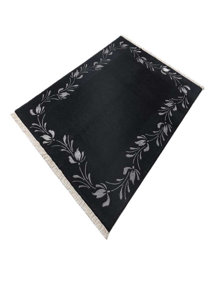 4' 11 x 6' 11 Hand Knotted Darya Wool Rug