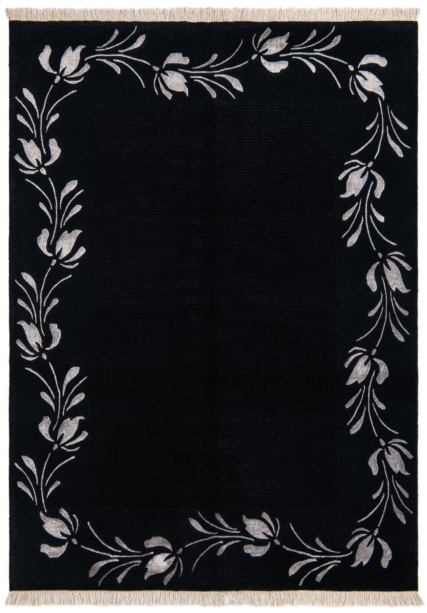 4' 11 x 6' 11 Hand Knotted Darya Wool Rug