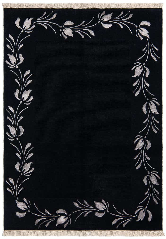 4' 11 x 6' 11 Hand Knotted Darya Wool Rug