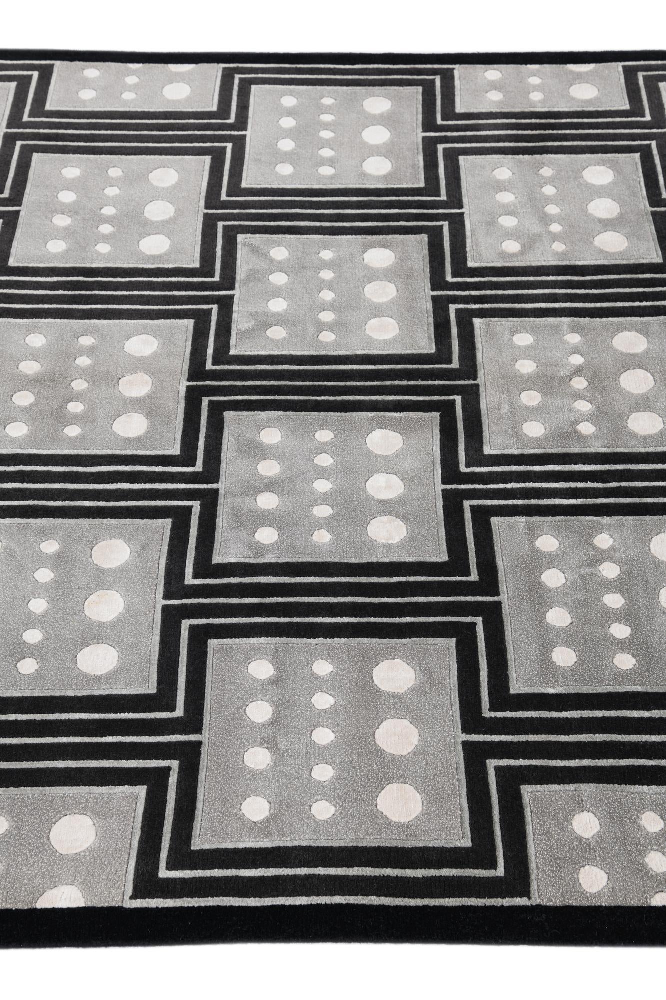 5' 7 x 7' 10 Hand Knotted Darya Wool Rug