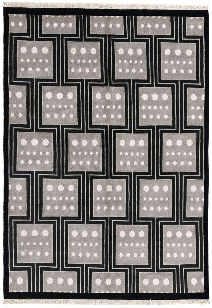5' 7 x 7' 10 Hand Knotted Darya Wool Rug