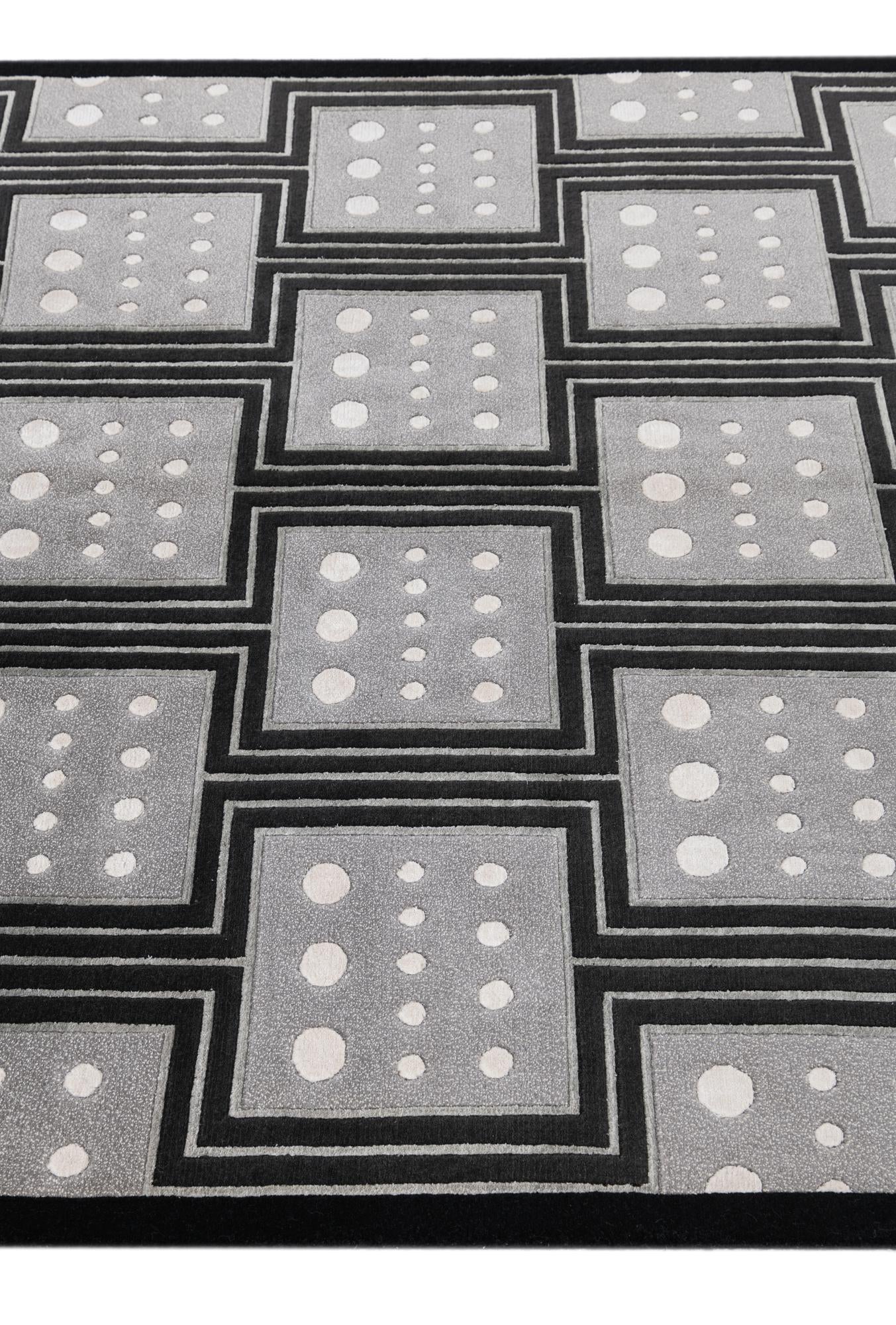 5' 7 x 7' 10 Hand Knotted Darya Wool Rug