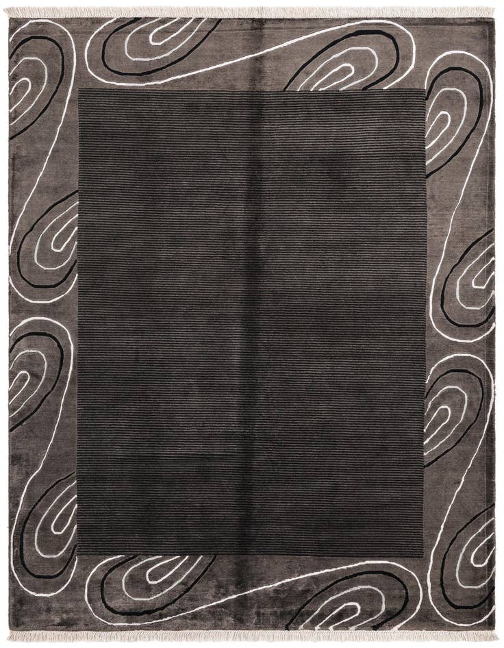Detail image of 5' 7 x 7' 10 Hand Knotted Darya Wool Rug