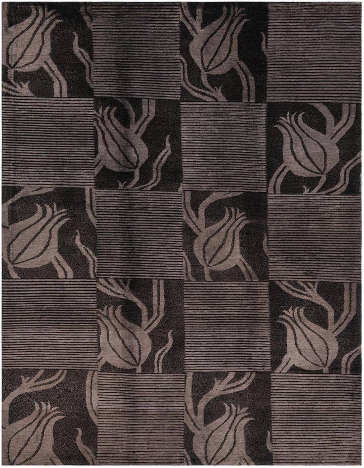 Detail image of 5' 7 x 7' 11 Hand Knotted Darya Wool Rug