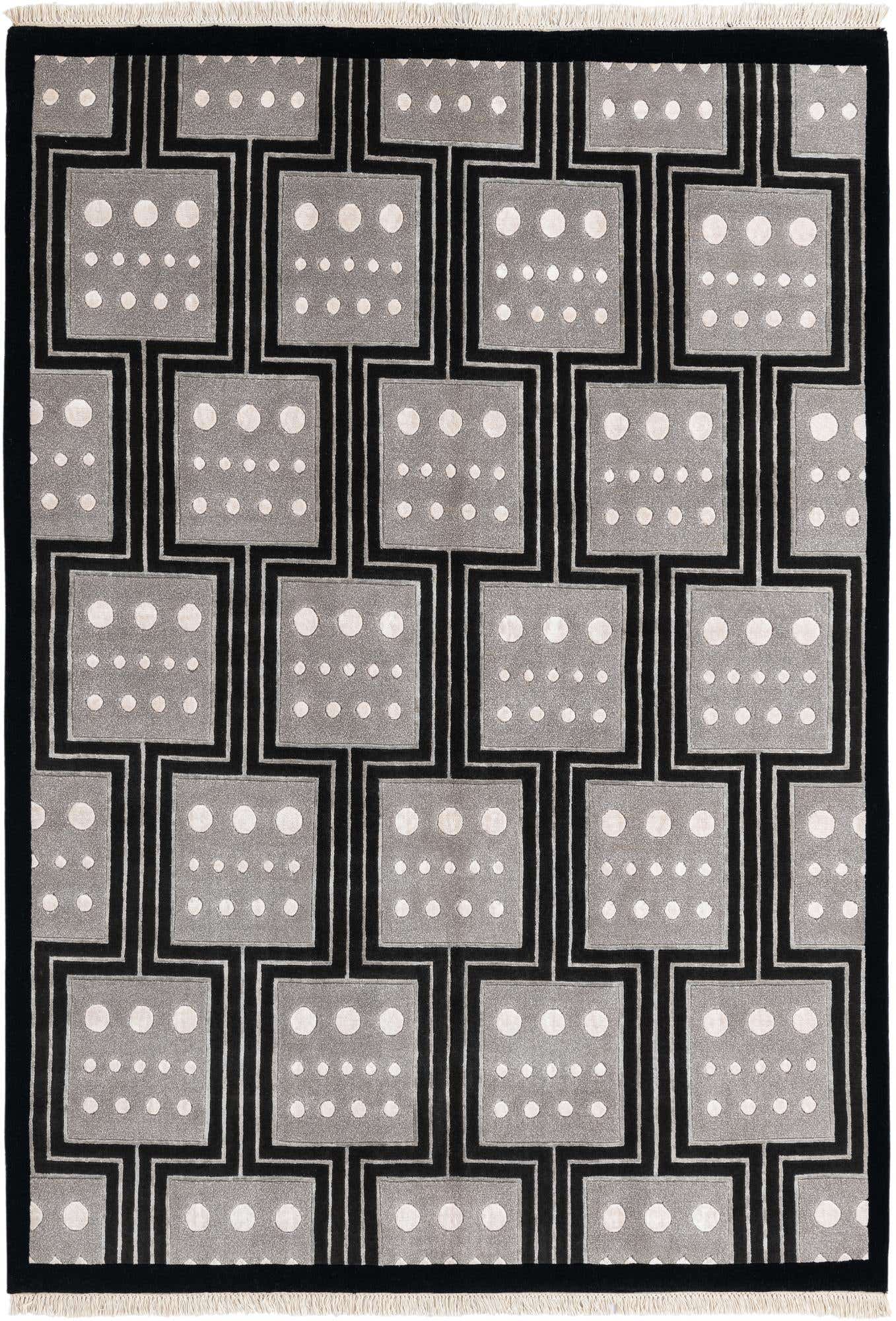 5' 6 x 8' Hand Knotted Darya Wool Rug