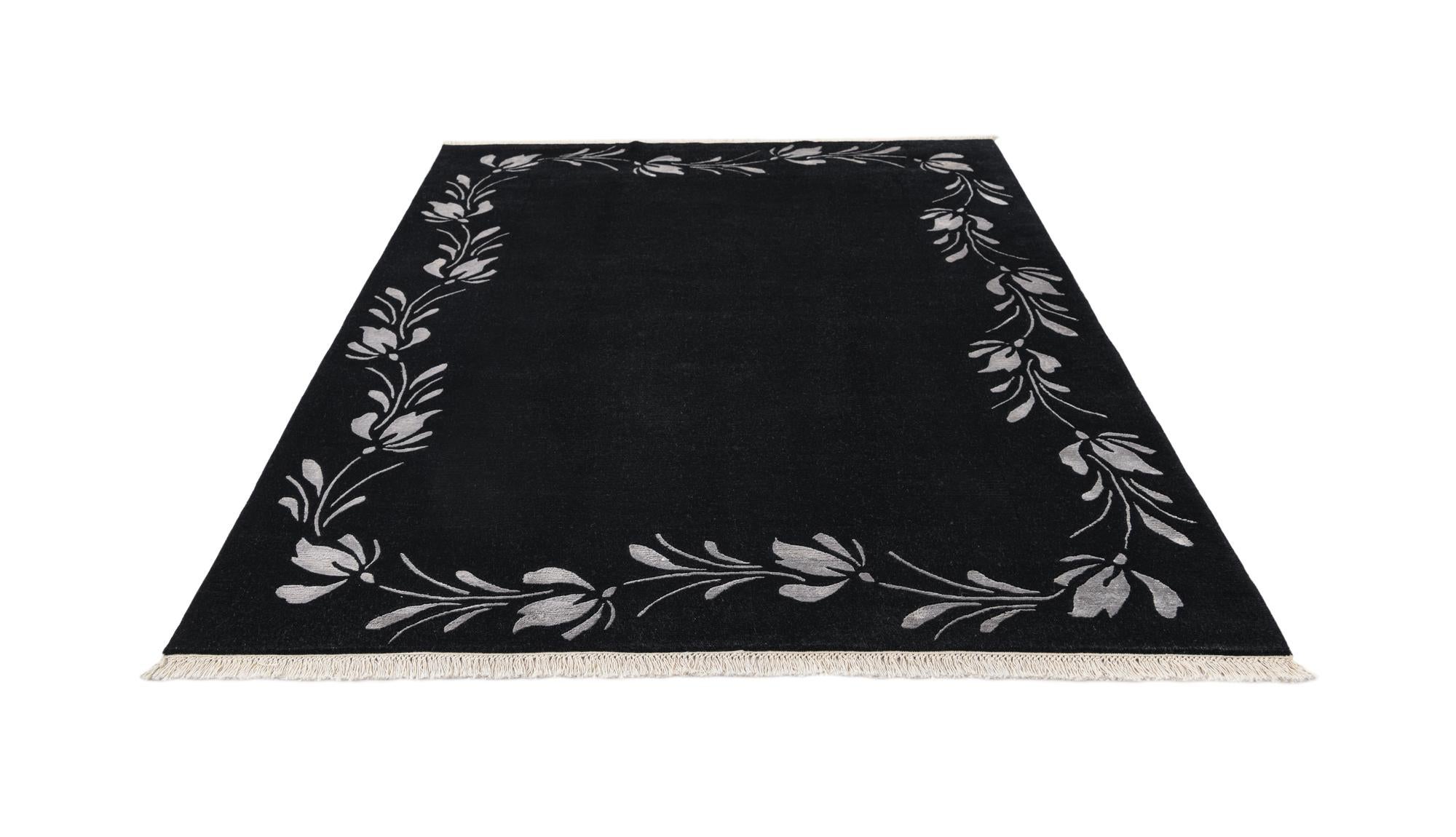 5' 9 x 8' Hand Knotted Darya Wool Rug