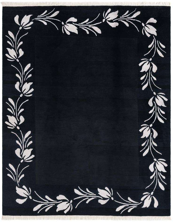Detail image of 5' 7 x 7' 10 Hand Knotted Darya Wool Rug