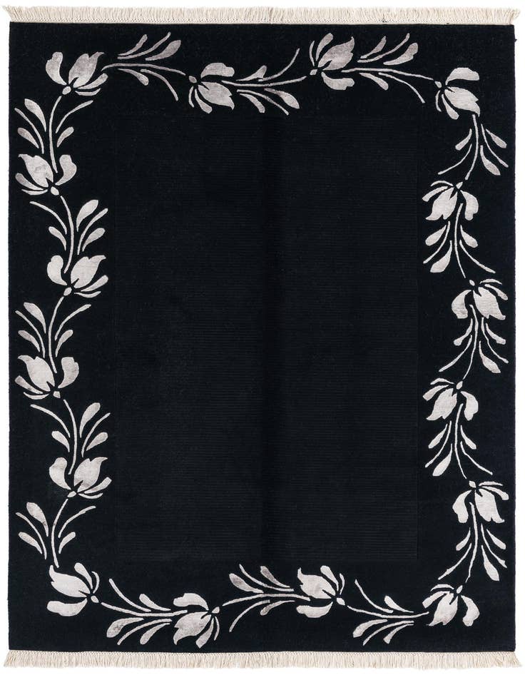 Detail image of 4' 11 x 6' 7 Hand Knotted Darya Wool Rug