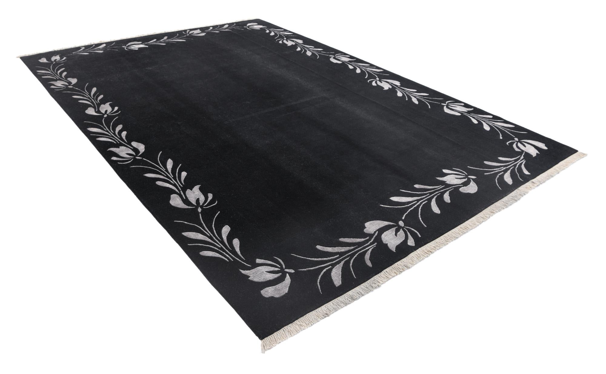 8' 3 x 11' 9 Hand Knotted Darya Wool Rug