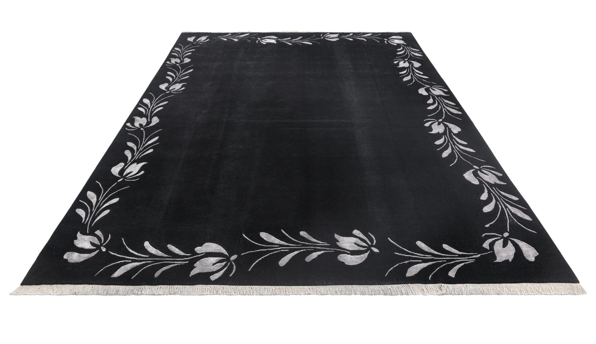 8' 3 x 11' 9 Hand Knotted Darya Wool Rug