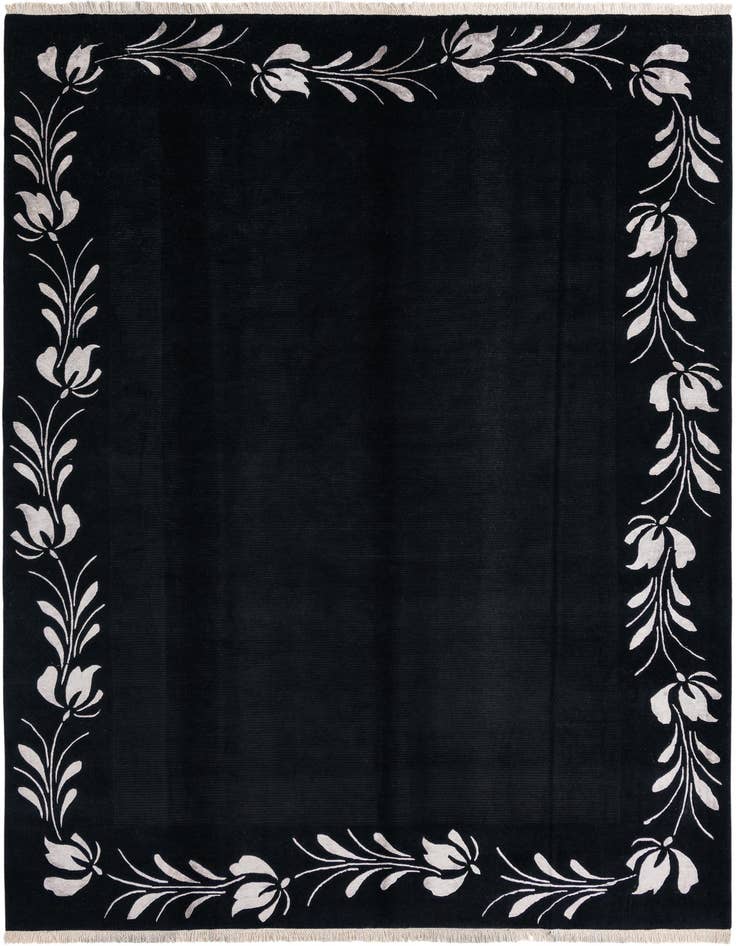 Detail image of 8' 3 x 11' 9 Hand Knotted Darya Wool Rug