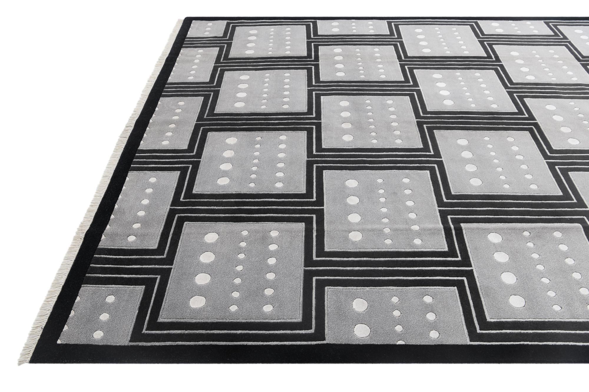 8' 2 x 11' 4 Hand Knotted Darya Wool Rug