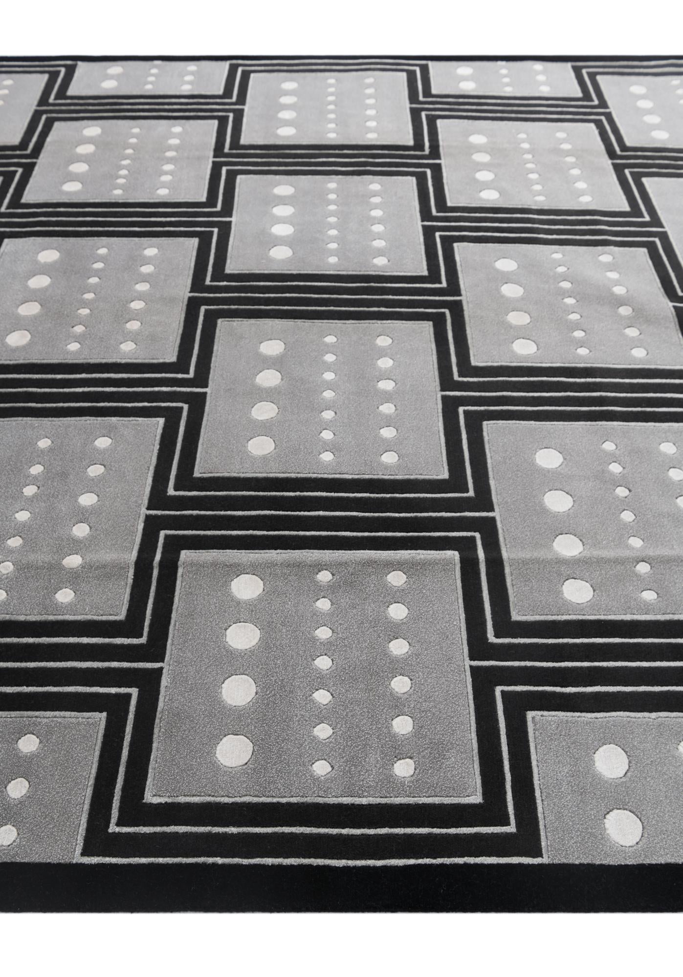 8' 2 x 11' 4 Hand Knotted Darya Wool Rug
