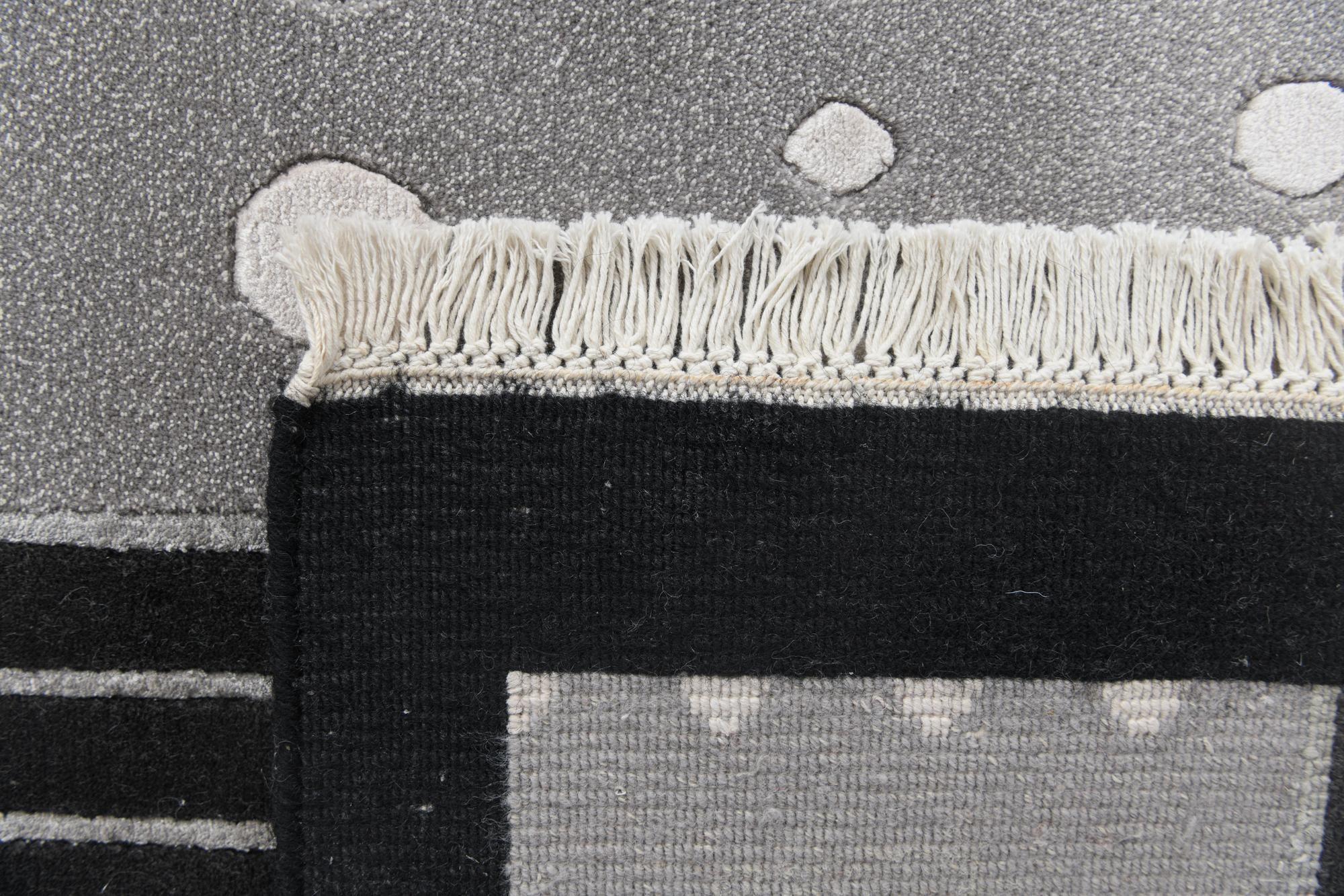 8' 2 x 11' 4 Hand Knotted Darya Wool Rug