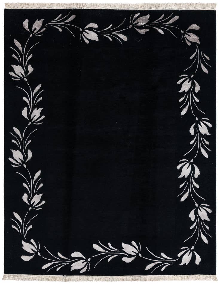 Detail image of 5' 8 x 7' 10 Hand Knotted Darya Wool Rug