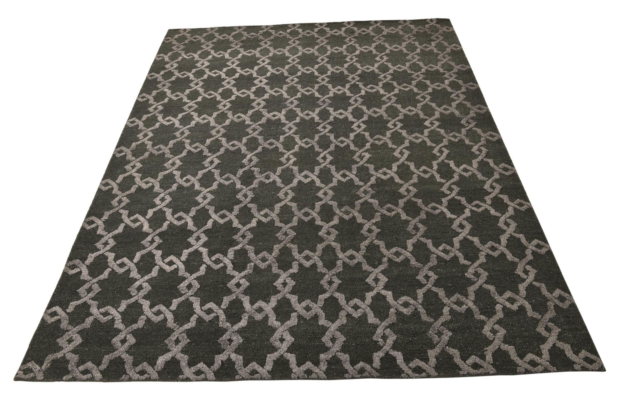 9' x 11' 9 Hand Knotted Darya Rug