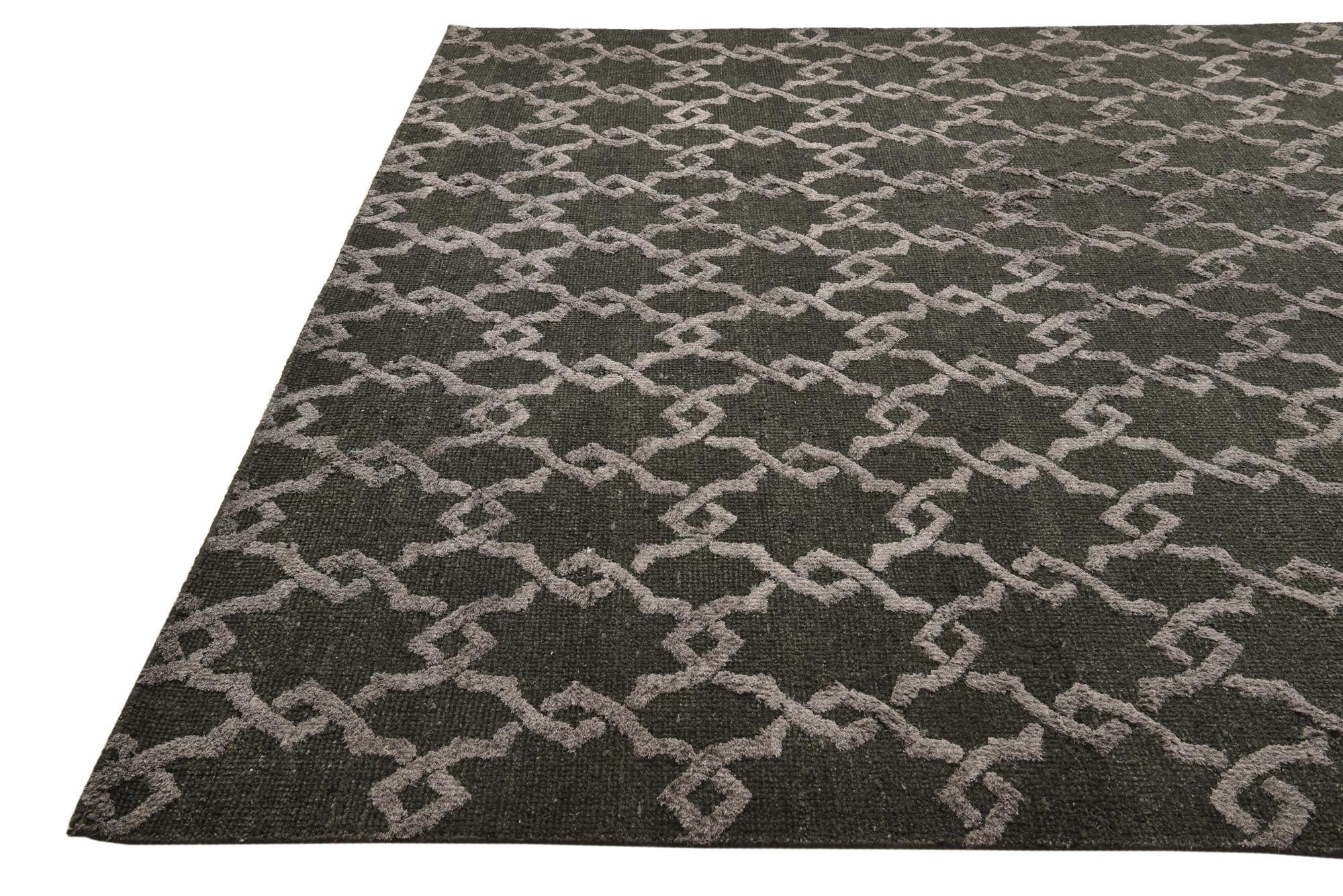 9' x 11' 9 Hand Knotted Darya Rug