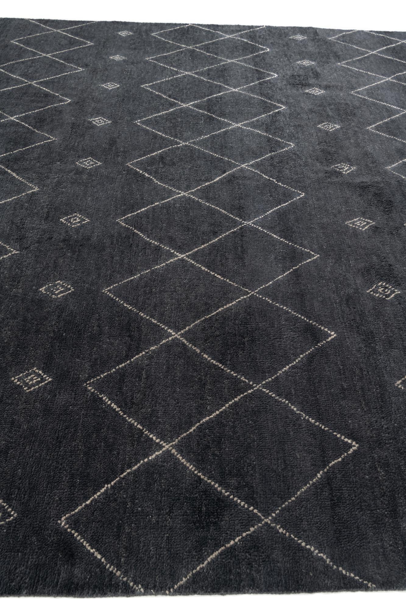 9' x 12' 1 Hand Knotted Darya Wool Rug