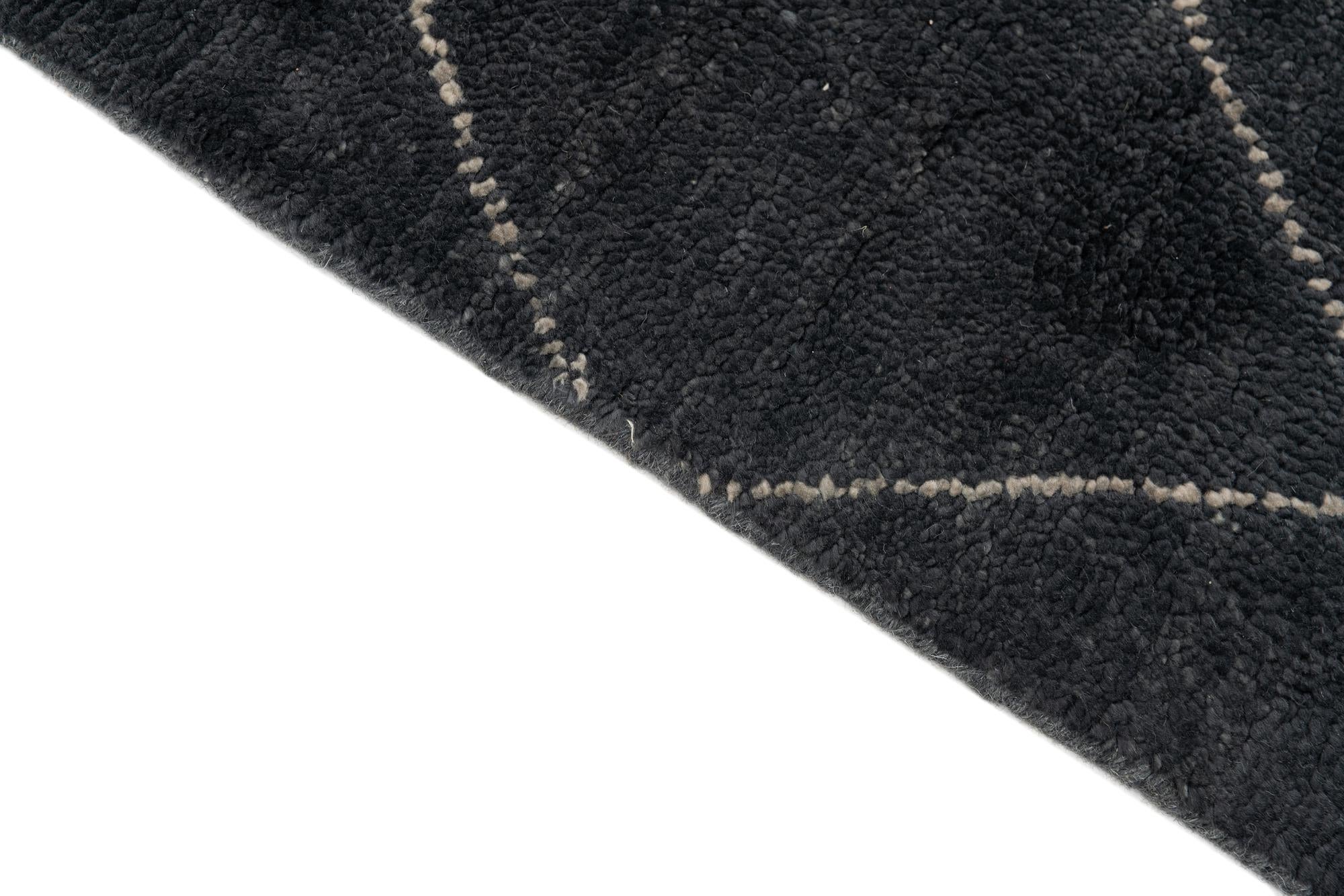 9' x 12' 1 Hand Knotted Darya Wool Rug