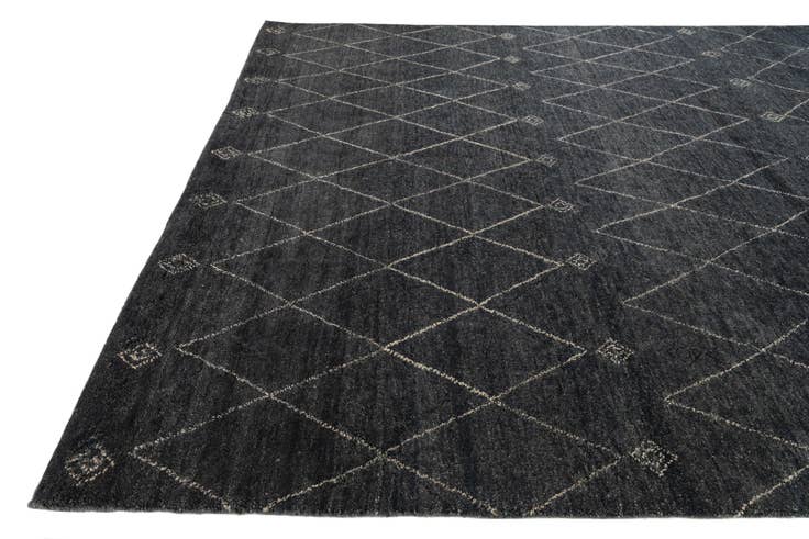 Detail image of 9' 2 x 11' 10 Hand Knotted Darya Wool Rug