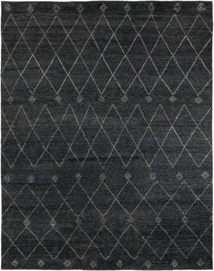 Detail image of 9' 2 x 11' 10 Hand Knotted Darya Wool Rug