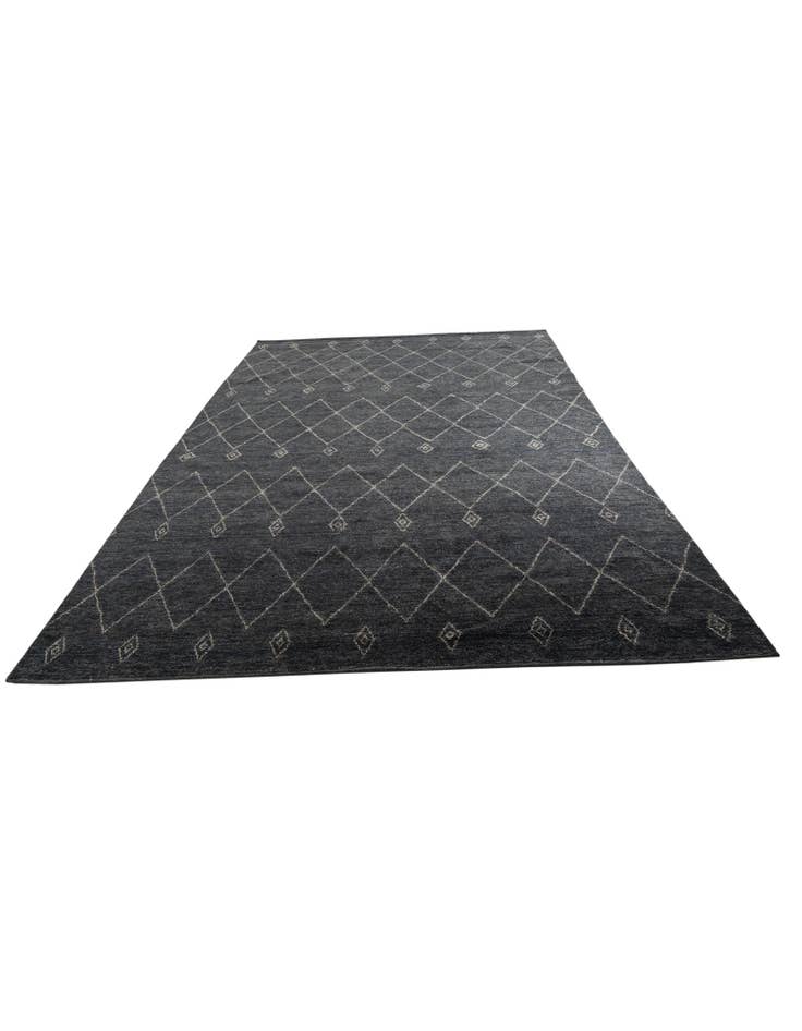 Detail image of 9' 5 x 13' 9  Hand Knotted Darya Wool Rug