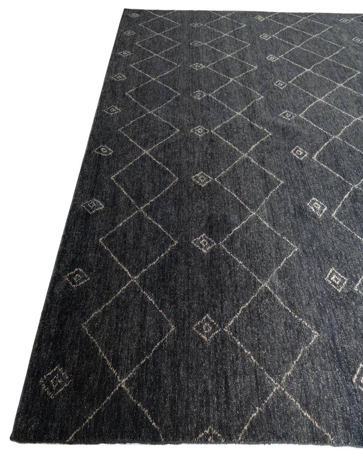 Detail image of 9' 5 x 13' 9  Hand Knotted Darya Wool Rug