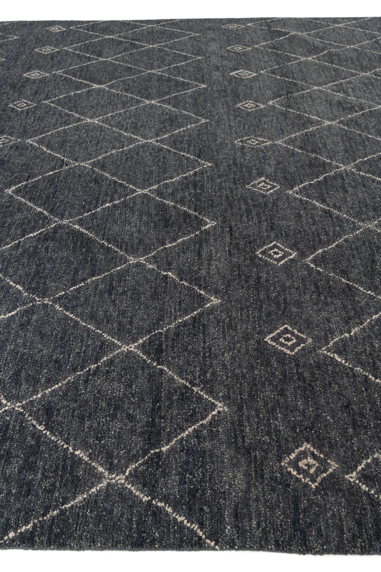 9' 5 x 13' 9 Hand Knotted Darya Wool Rug