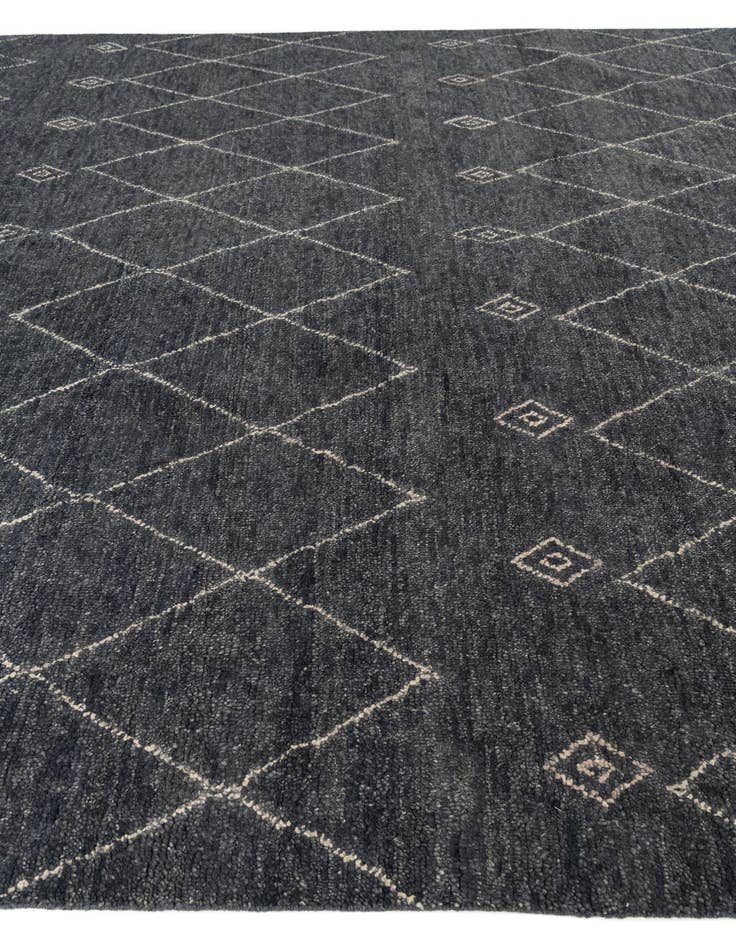 Detail image of 9' 5 x 13' 9  Hand Knotted Darya Wool Rug