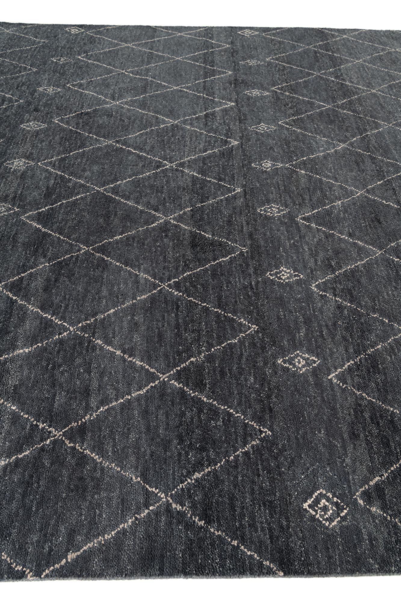 9' 3 x 12' 4 Hand Knotted Darya Wool Rug